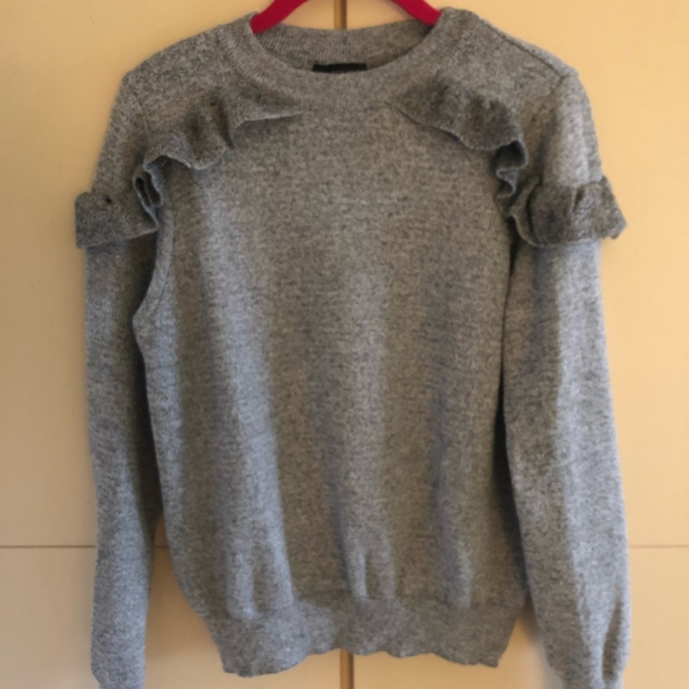 Topshop ruffle sweater